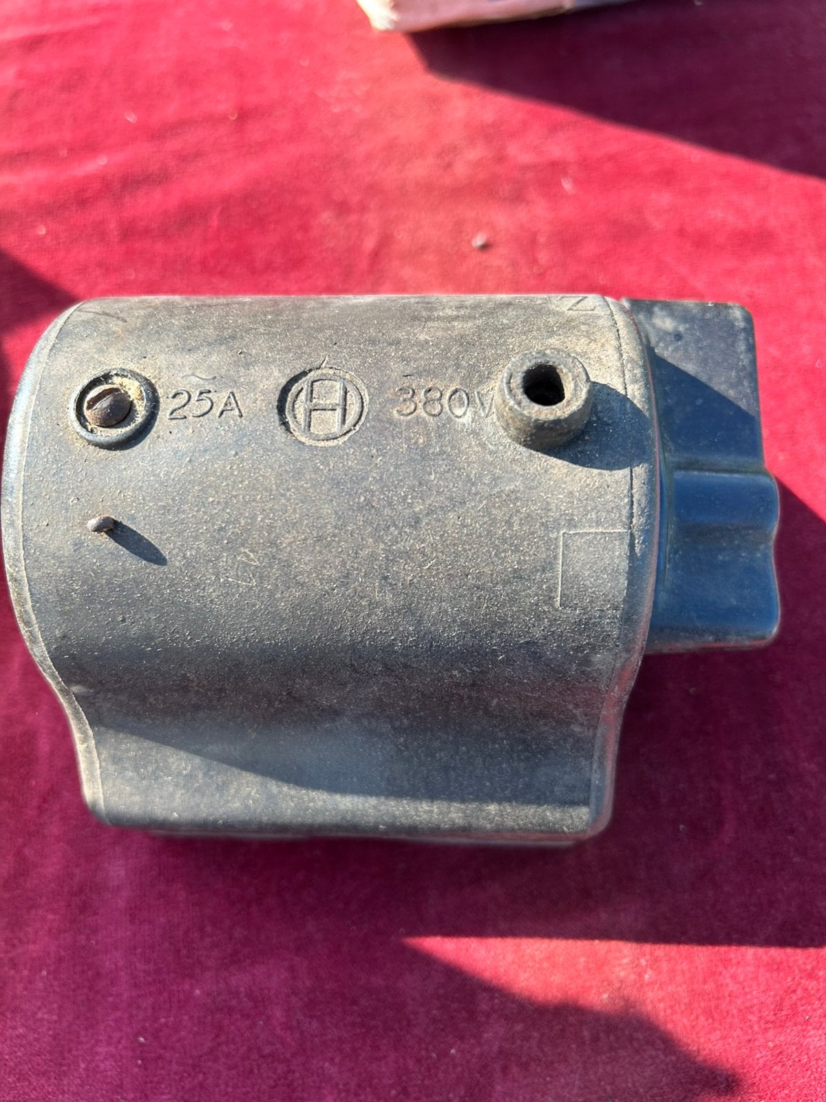 Bakelieten hoofdschakelaar 25 Amp, Doe-het-zelf en Verbouw, Ophalen of Verzenden, Gebruikt, Overige typen