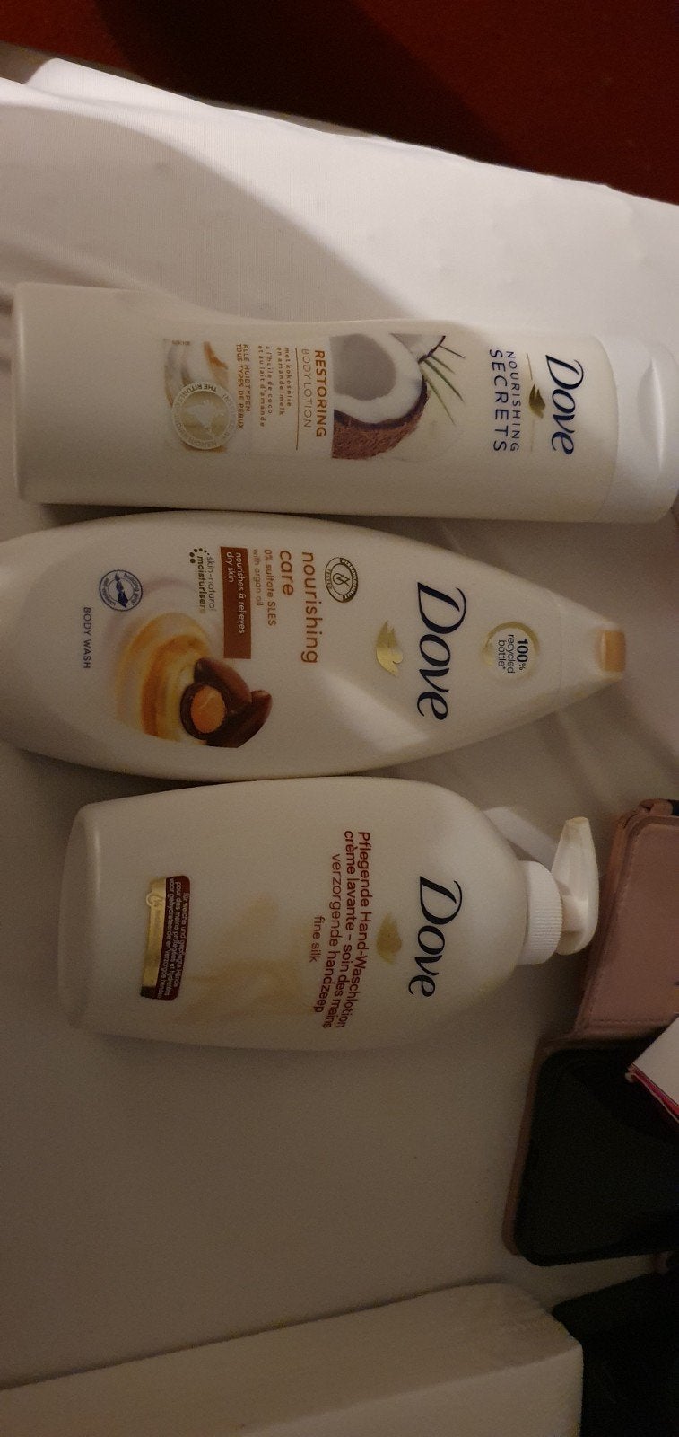 Dove Verzorgingsset: Bodylotion, Body Wash & Handzeep