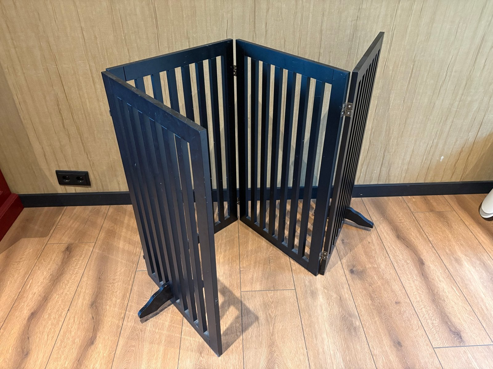 Veiligheidshek Openhaard/Trap/Keuken met Stabilisatievoeten, Ophalen, Gebruikt, Overige typen, Hout