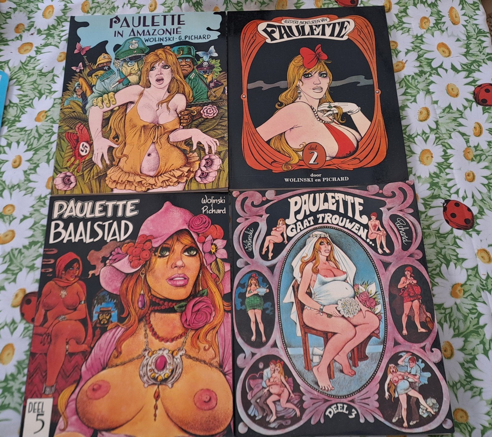 Paulette stripboeken - 4 delen, Meerdere stripboeken, Ophalen of Verzenden, Zo goed als nieuw