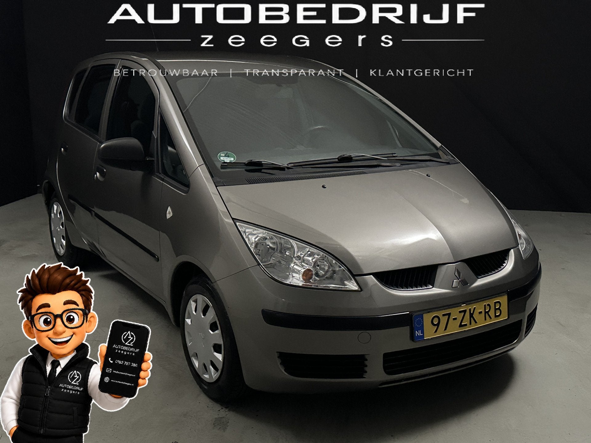 Mitsubishi Colt 1.1 Incharge *AC*N.A.P*Zuinig* (bj 2008), Auto's, Voorwielaandrijving, Gebruikt, Colt, Origineel Nederlands