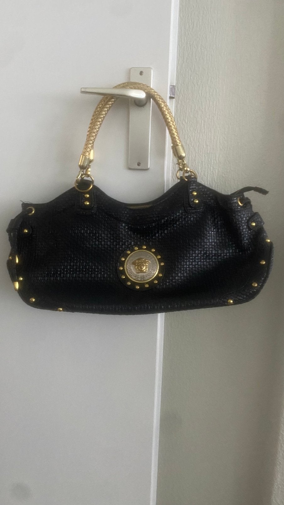 Dames tas Versace, Ophalen, Zo goed als nieuw, Zwart, Schoudertasje