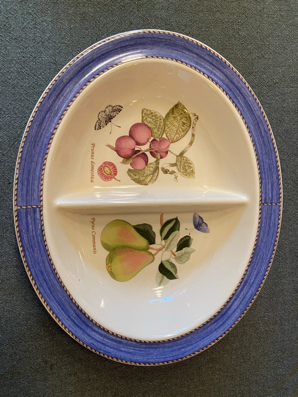 Wedgwood Sarah's Garden Tweevaksschaal, Ophalen, Gebruikt, Porselein, Schaal of Schalen
