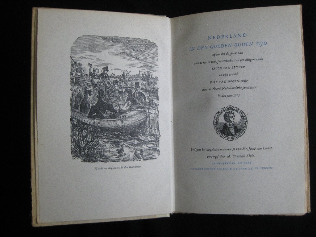 Jacob v Lennep, Nederland in den goeden ouden tijd. luxe ed., Ophalen of Verzenden, Gelezen