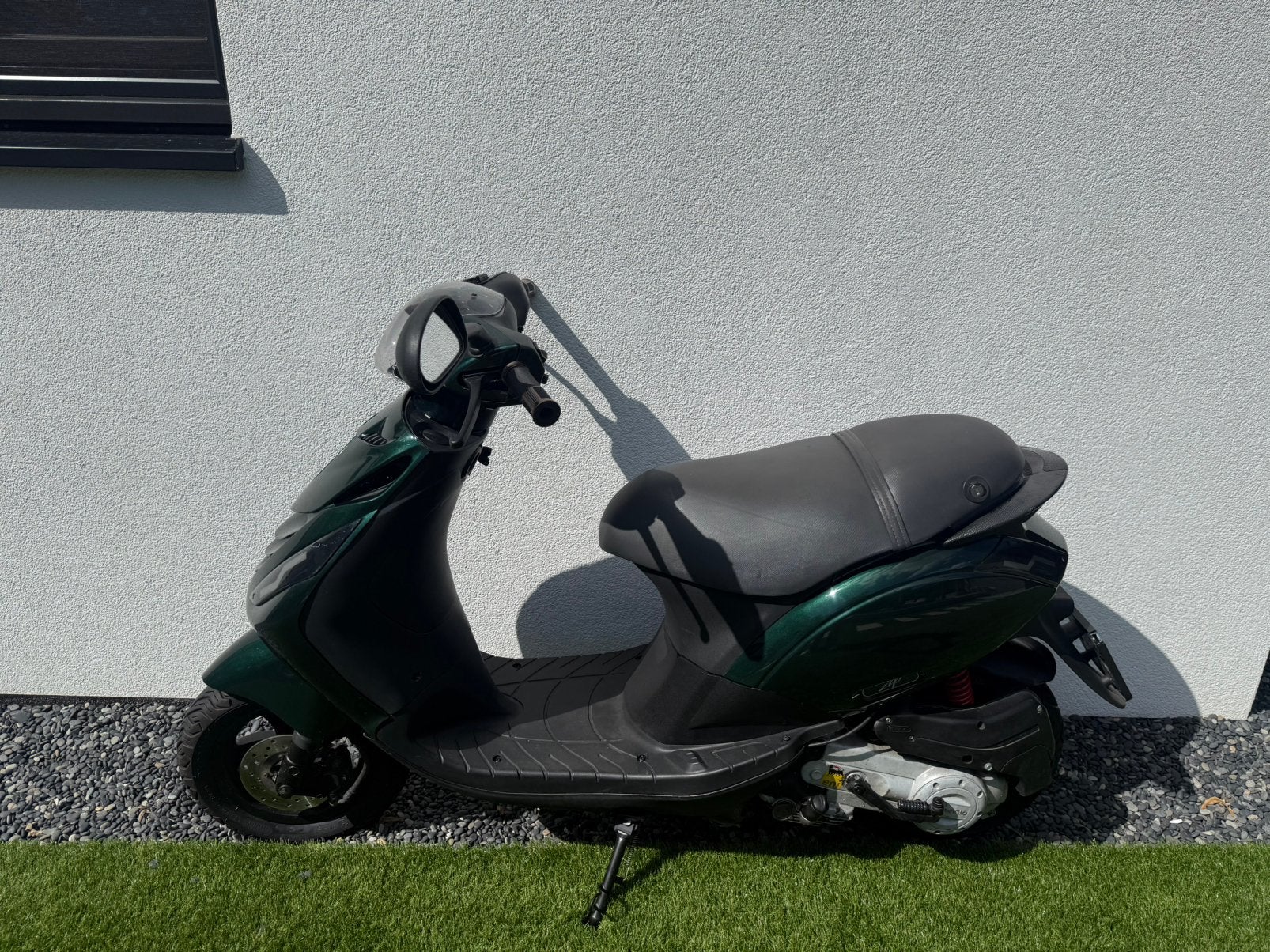 Piaggio zip  50cc 4t Scooter - Donkergroen, Ophalen, Gebruikt, Maximaal 45 km/u, Zip
