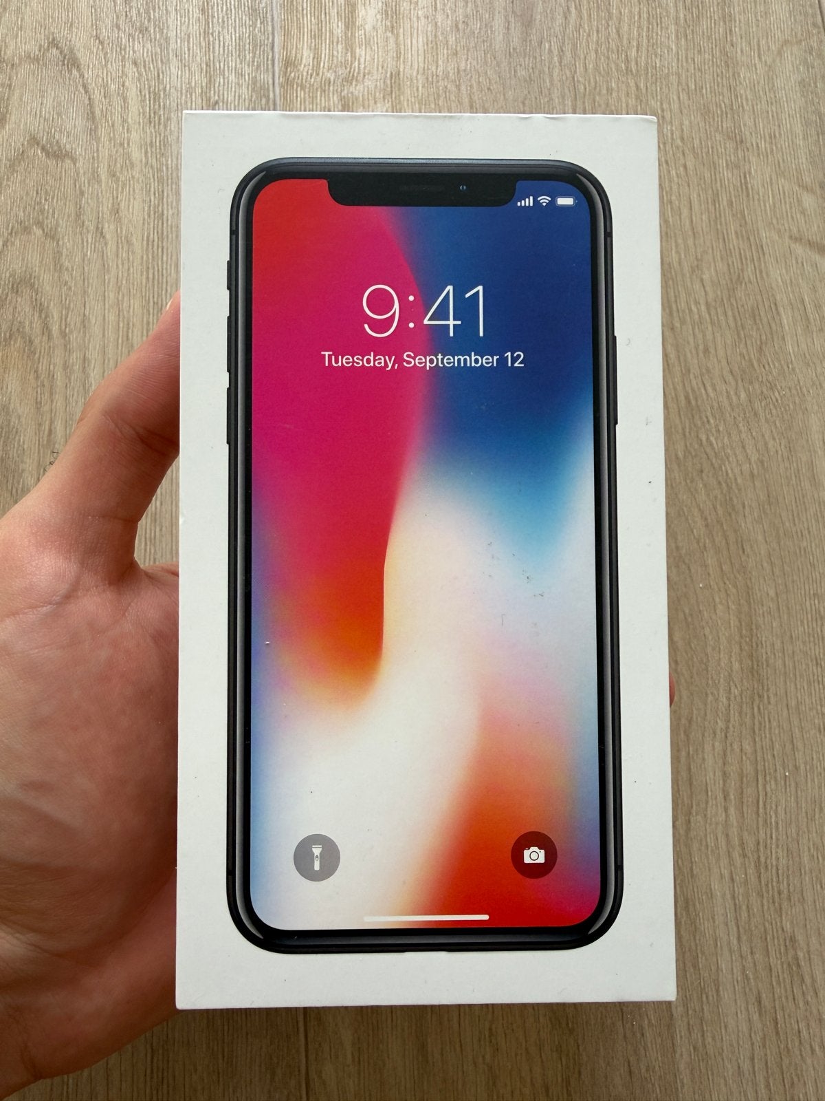 Lege doos Apple iPhone X - Originele verpakking, Ophalen of Verzenden, Gebruikt, Overige typen, Apple