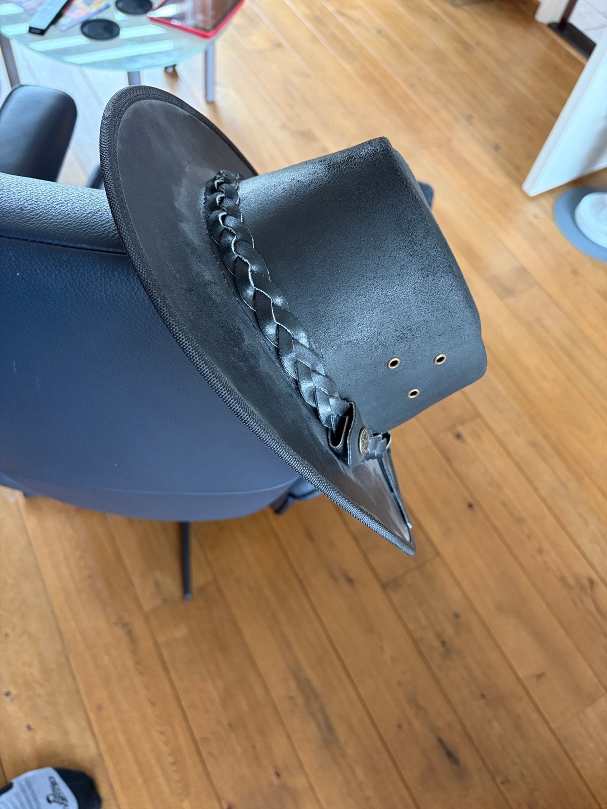 Rugged Earth Australia cowboy Hoed - Zwart, Maat Small, Ophalen of Verzenden, Zo goed als nieuw, 55 cm (S, 6⅞ inch) of minder