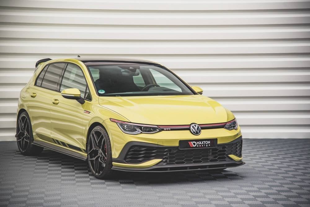 Race Voorlip sideskirt diffuser - Golf 8 GTI Clubsport 19-24, Ophalen of Verzenden