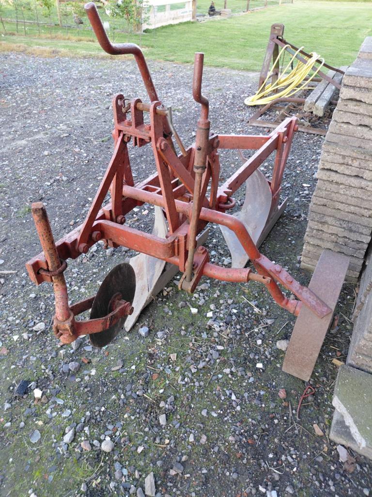 Oldtimer ploegje, Ophalen, Grondbewerking