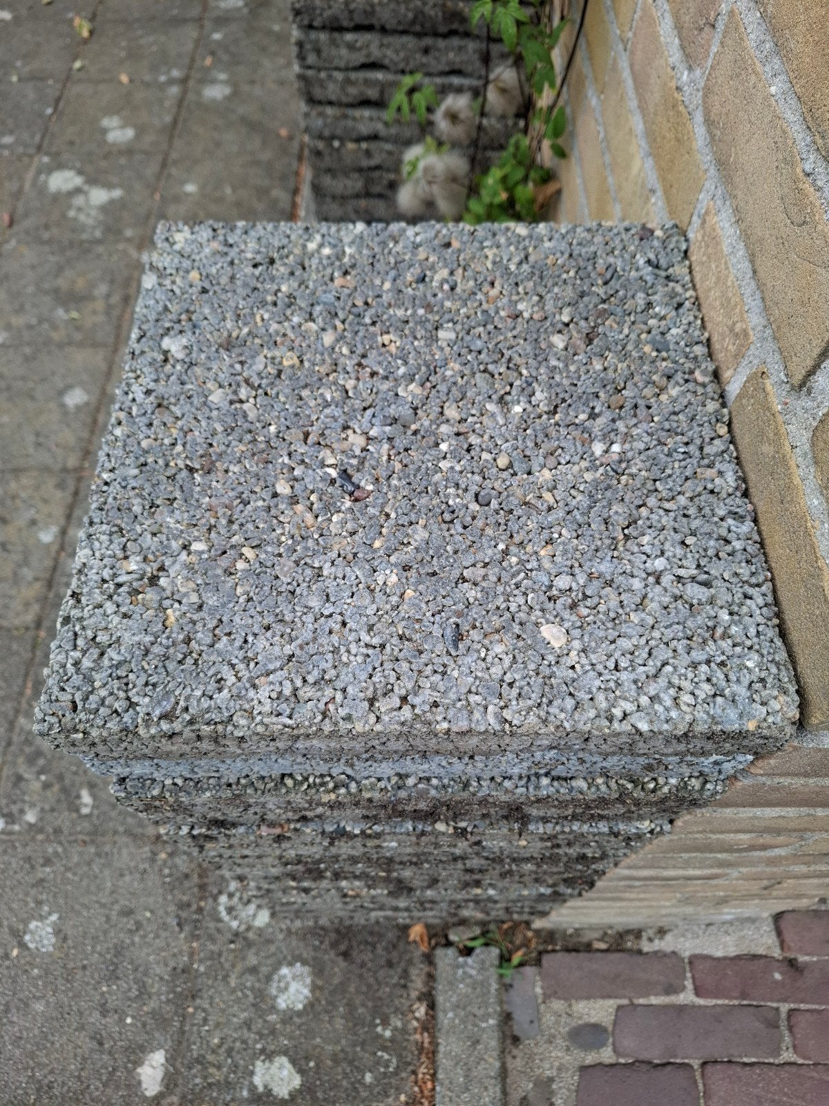 Gratis tegels, Ophalen, Gebruikt, Beton, Terrastegels