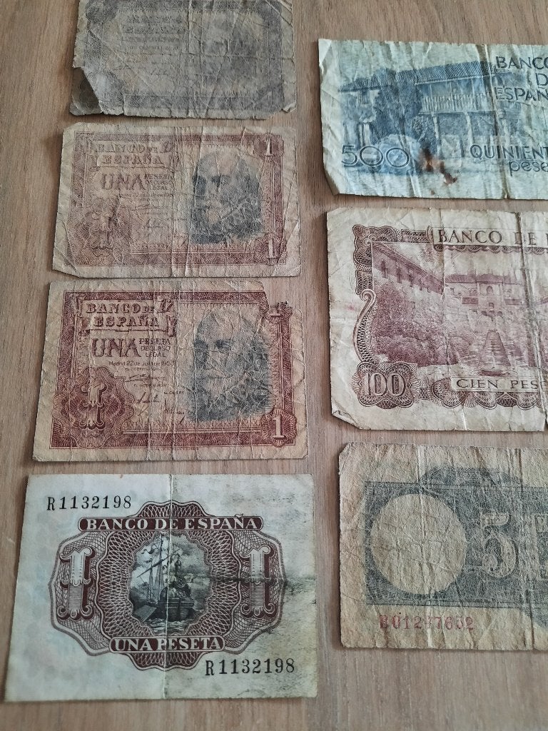 Oude spaanse pesetas biljetten, Postzegels en Munten, Bankbiljetten | Europa | Eurobiljetten, Ophalen of Verzenden, Spanje, 10 euro