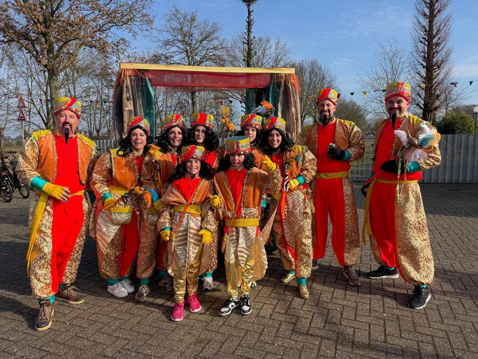 Carnavalskleding Arabisch/Oosters thema (18 pakken), Ophalen of Verzenden, Gedragen, Carnaval, Kleding