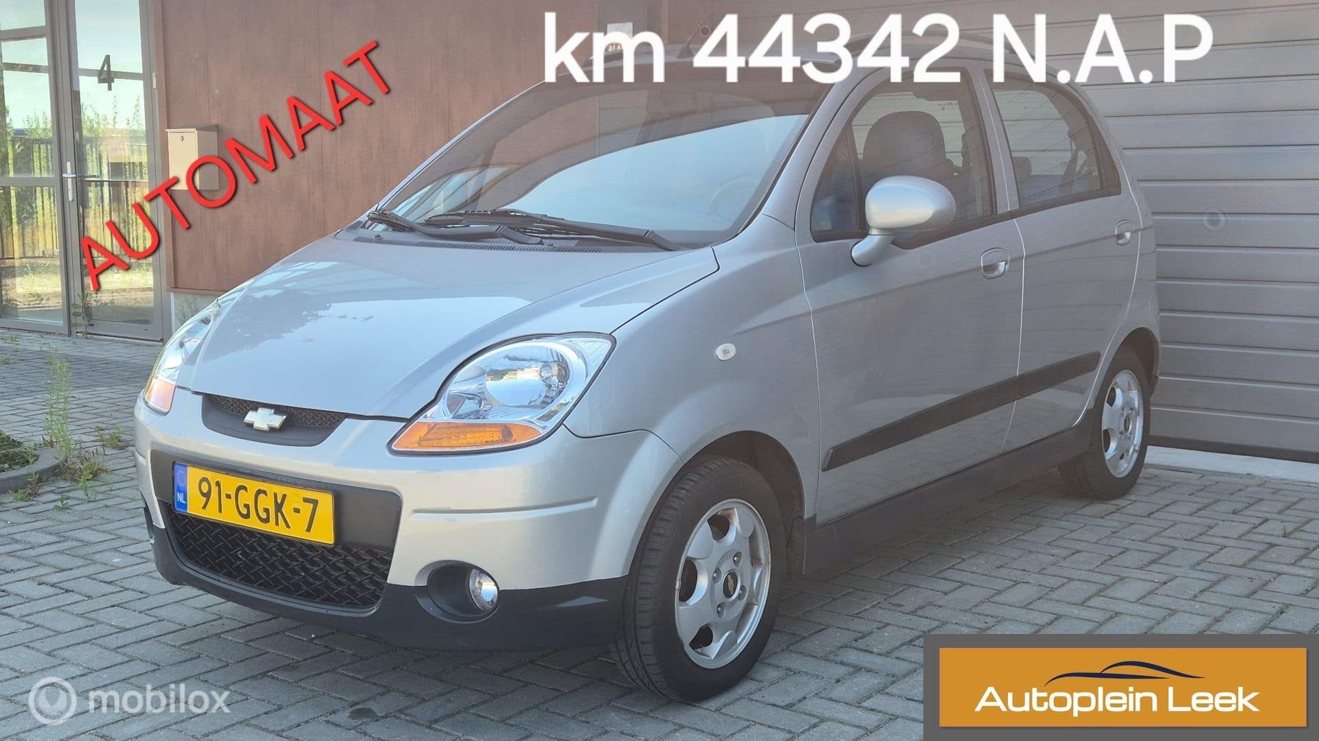 Chevrolet Matiz 0.8 Style AUTOMAAT AIRCO ELEKTRISCHE RAMEN, Auto's, Gebruikt, Origineel Nederlands, Bedrijf, 3 cilinders