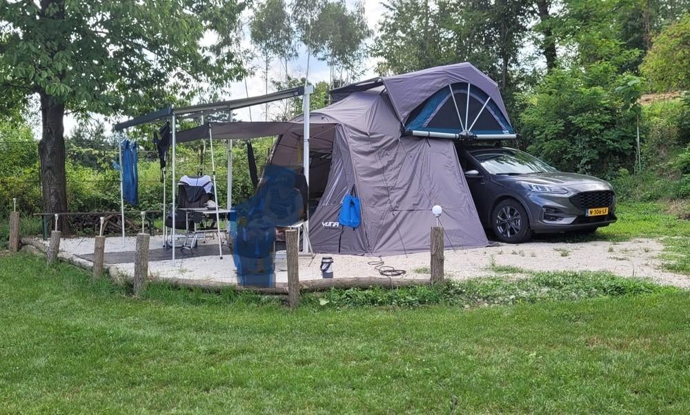 daktent Sheepie Yuna 160  z.g.a.n. met maatwerk opbergkist, Ophalen, Zo goed als nieuw, Tot en met 3