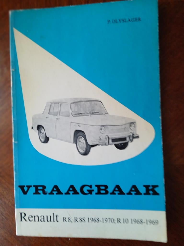 Vraagbaak Renault R8 1968-1970, Ophalen of Verzenden