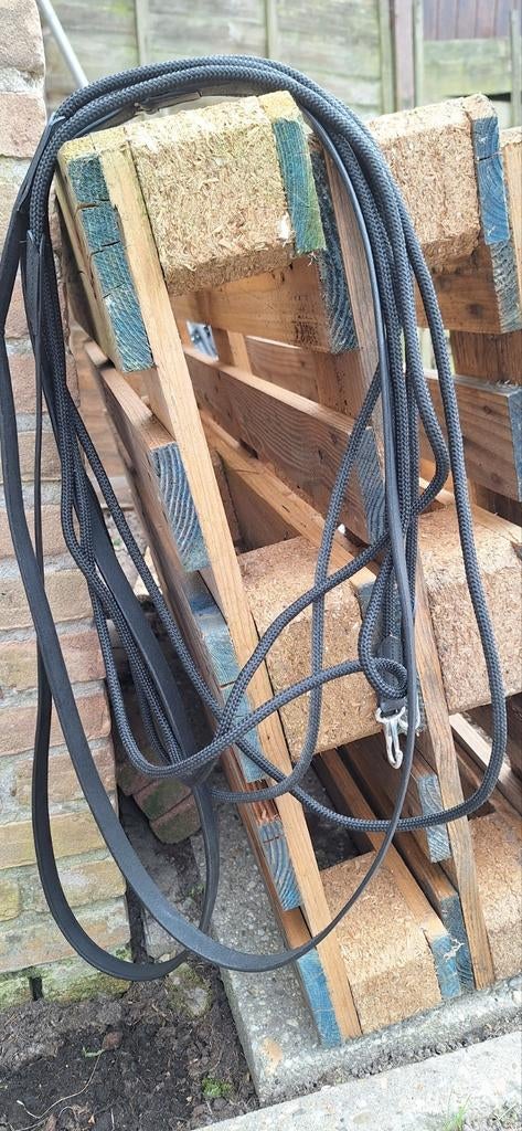 Leren lange teugel, Dieren en Toebehoren, Ophalen of Verzenden, Nieuw, Dressuur