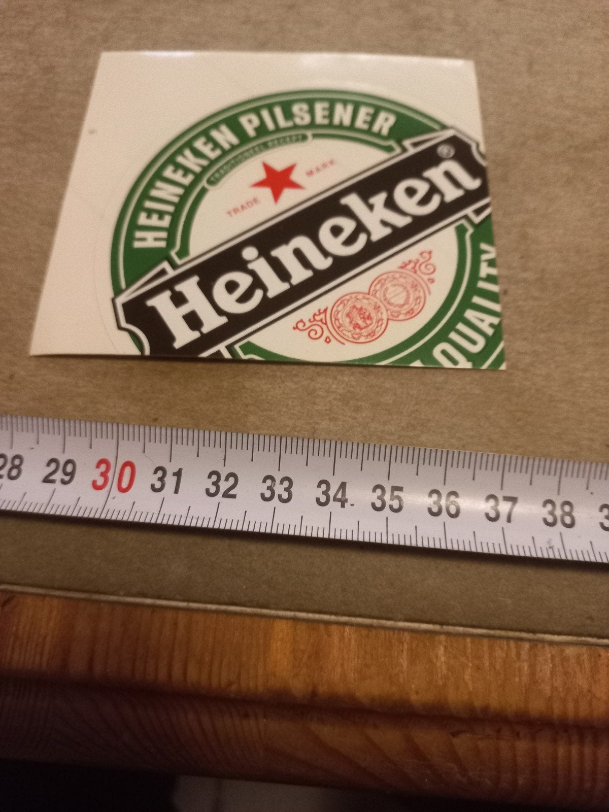 Heineken Pilsener Sticker -, Verzamelen, Ophalen of Verzenden, Nieuw, Merk