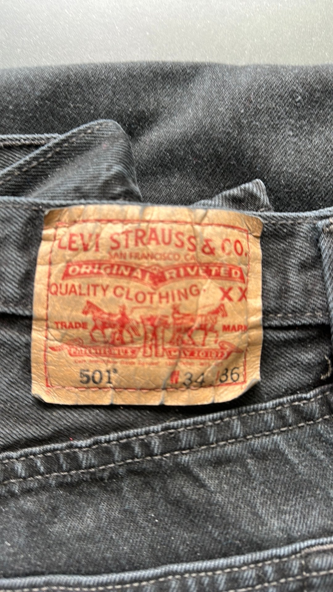 LEVI’S 501/511 BLACK W34 L36, Kleding | Heren, Spijkerbroeken en Jeans, Ophalen of Verzenden, Zo goed als nieuw, Zwart, W33 - W34 (confectie 48/50)