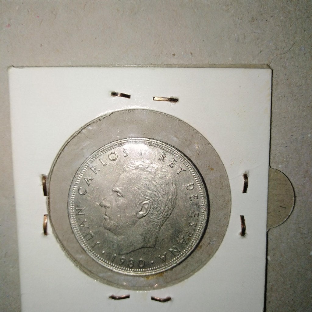 Spaanse herdenkingsmunt van 25 pesetas uit 1980/1982 Fifa, Ophalen, Spanje, Overige waardes, Losse munt
