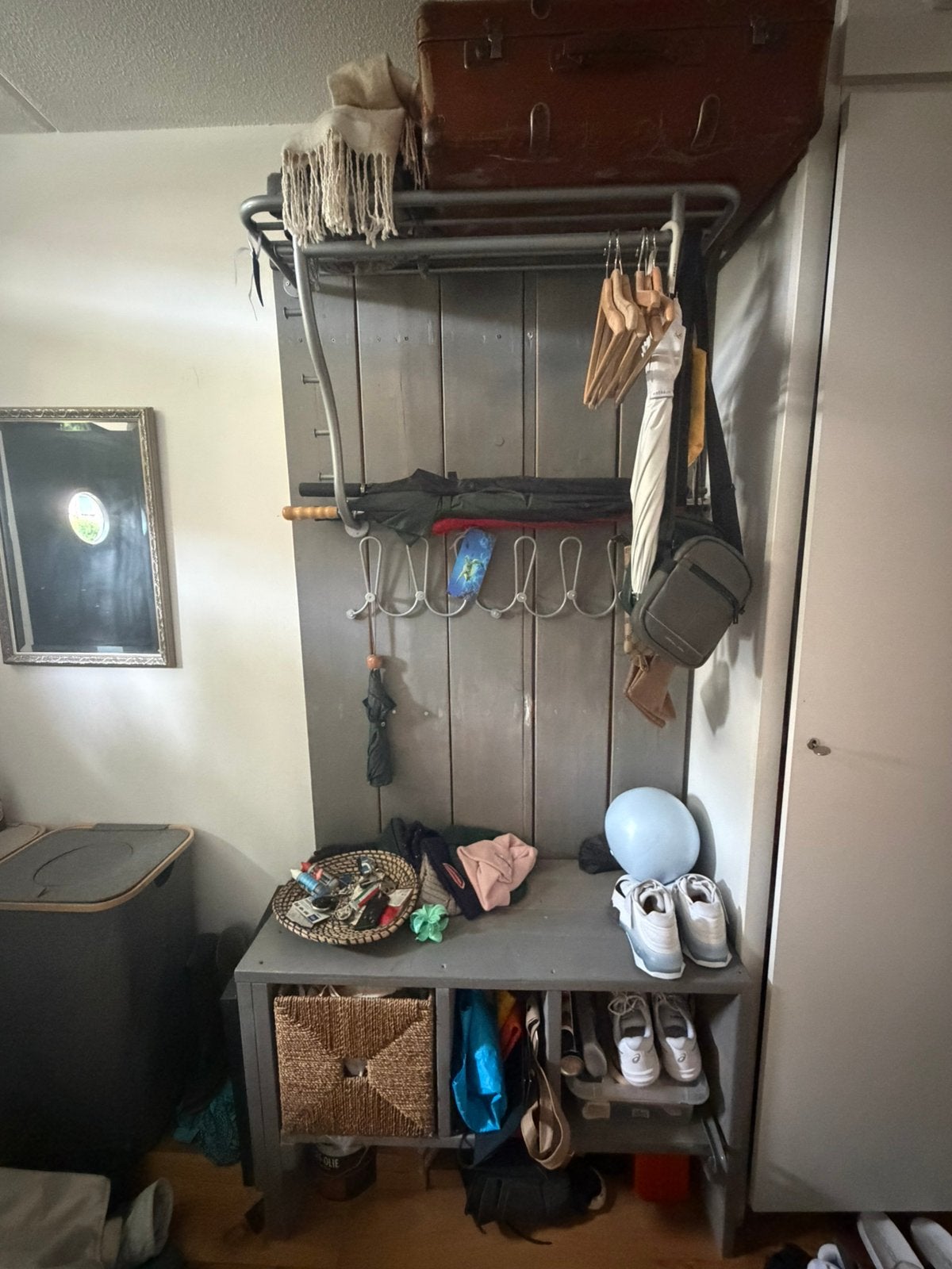 Kapstok te koop, 200 cm of meer, Zo goed als nieuw, Hout, Ophalen