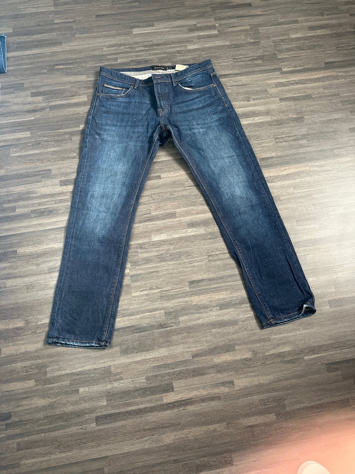 Massimo Dutti Slim Fit Jeans - Maat W32, Ophalen of Verzenden, Zo goed als nieuw, Blauw, W32 (confectie 46) of kleiner