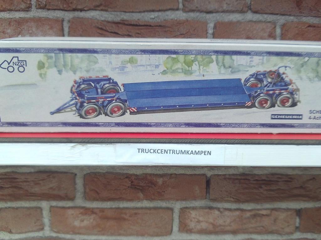 N.Z.G.  Scheuerle  4 - Achs  Tieflader., Ophalen of Verzenden, Nieuw, Bus of Vrachtwagen