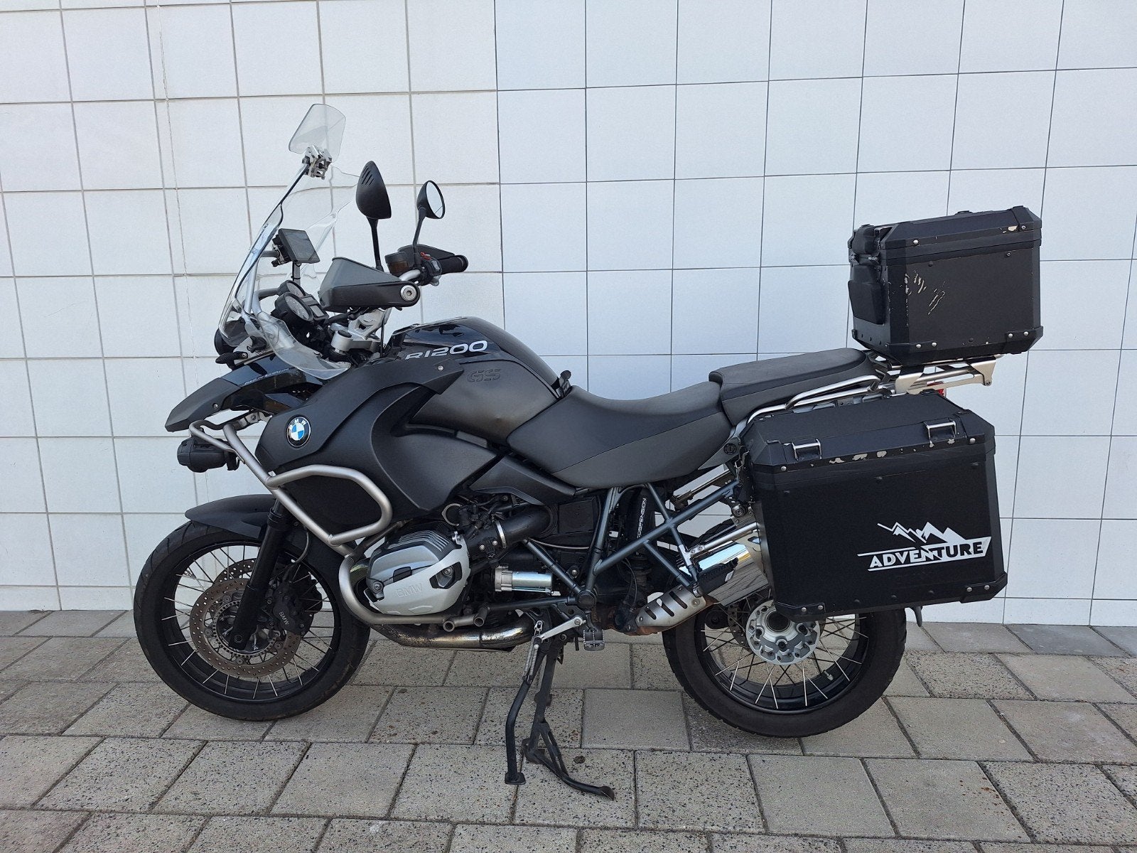 BMW R 1200 GS Adventure - BLACK BEAUTY - 2012, Motoren, 2 cilinders, Motorrijbewijs A, Cardan-aandrijving, 1170 cc