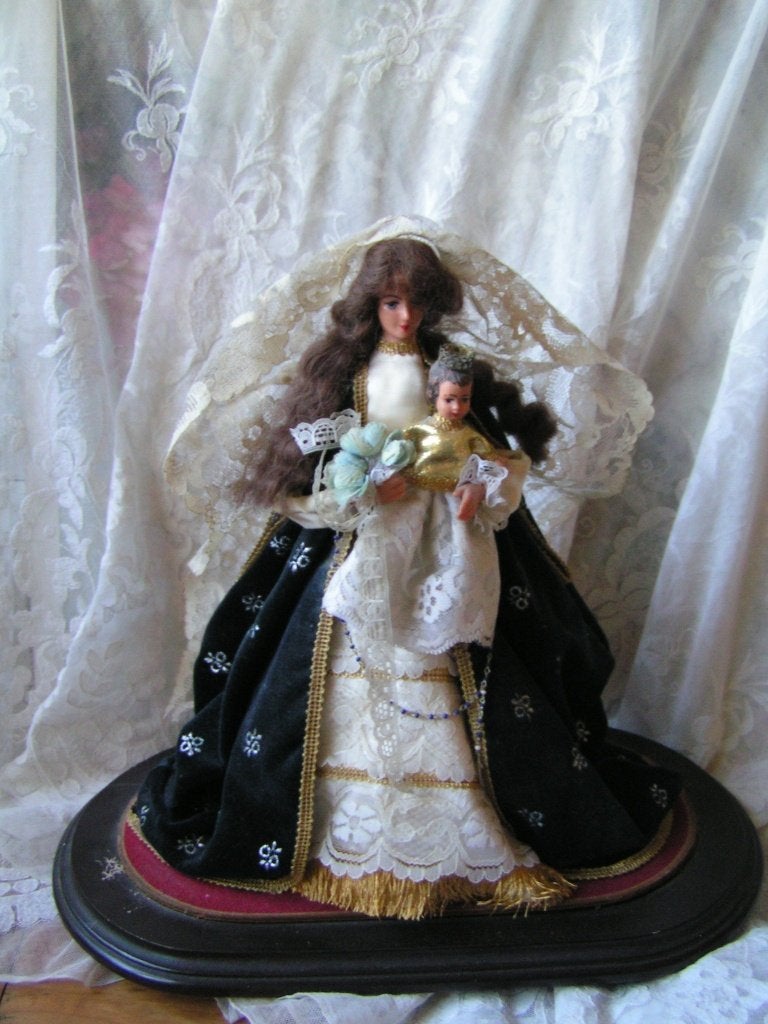 Maria op onderbord van stolp nr XX 1037 ger JD, Antiek en Kunst, Verzenden