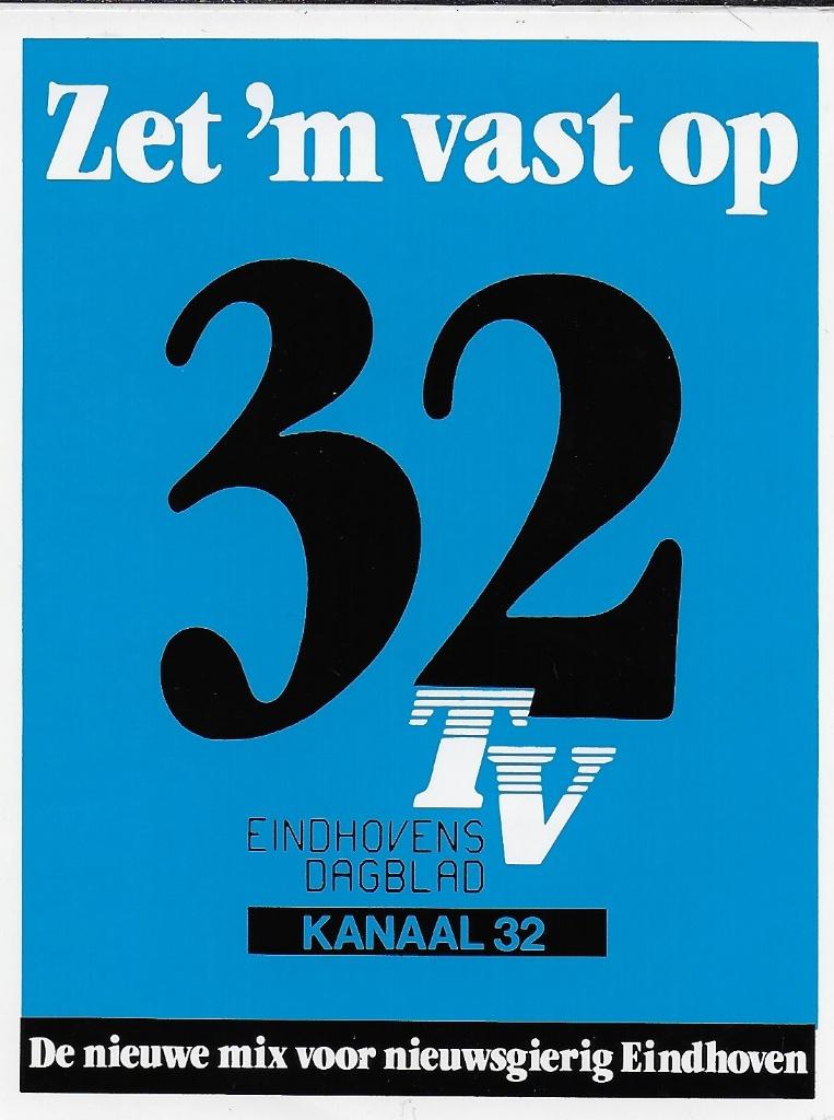 So42 sticker 32 tv eindhoven, Ophalen of Verzenden, Zo goed als nieuw, Bedrijf of Vereniging