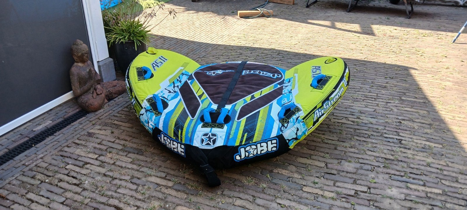Jobe AirStream II opblaasbare funtube voor watersport, Ophalen, Zo goed als nieuw