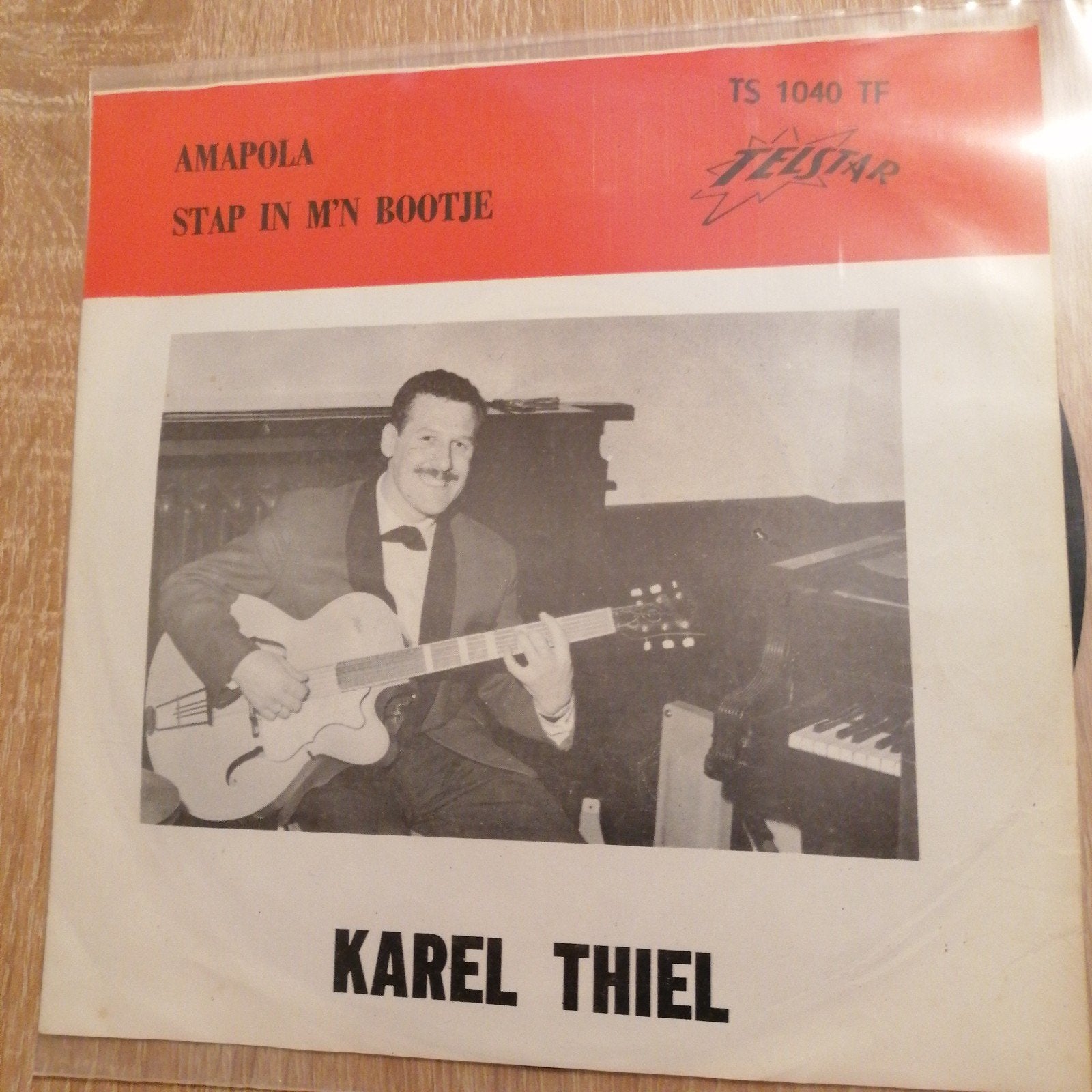 karel thiel/amapola, Ophalen of Verzenden, Gebruikt, Overige formaten, Levenslied of Smartlap