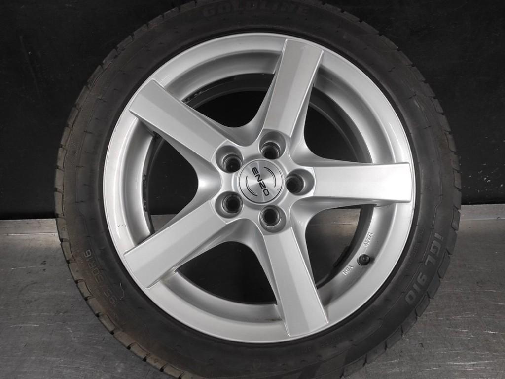 Velgen set + banden Toyota Celica 2001 ( 195-50-R16 ), Auto-onderdelen, Banden en Velgen, Gebruikt, 16 inch, Banden en Velgen