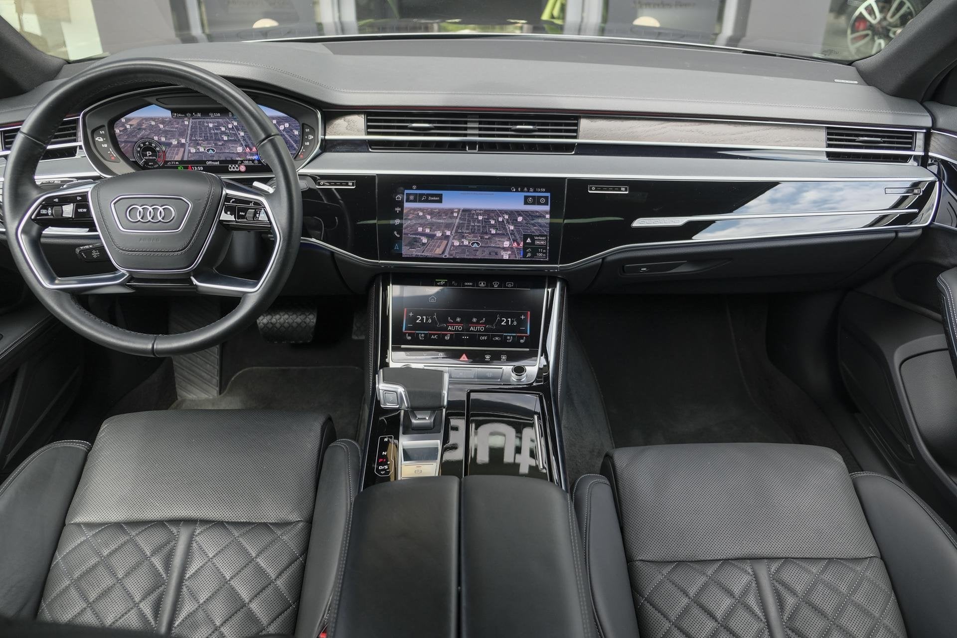 Audi A8 60 TFSIe 462pk S-Line Quattro Panoramdak *BTW* B&O *, Automaat, Gebruikt, 2995 cc, 462 pk