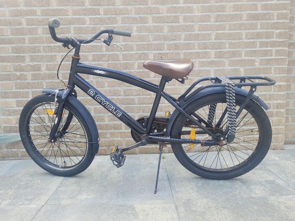 2Cycle 20inch fiets, 33cm framehoogte, terugtrap- en handrem, Fietsen en Brommers, Fietsen | Jongens, Terugtraprem, Gebruikt, Handrem
