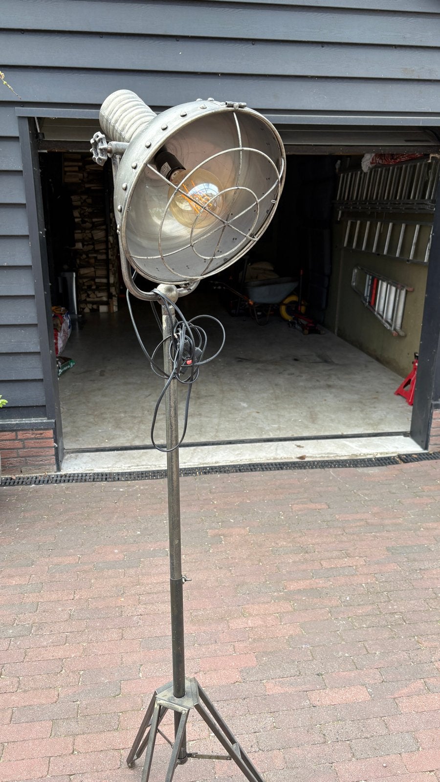 Industriële Vloerlamp / Statieflamp, Ophalen of Verzenden