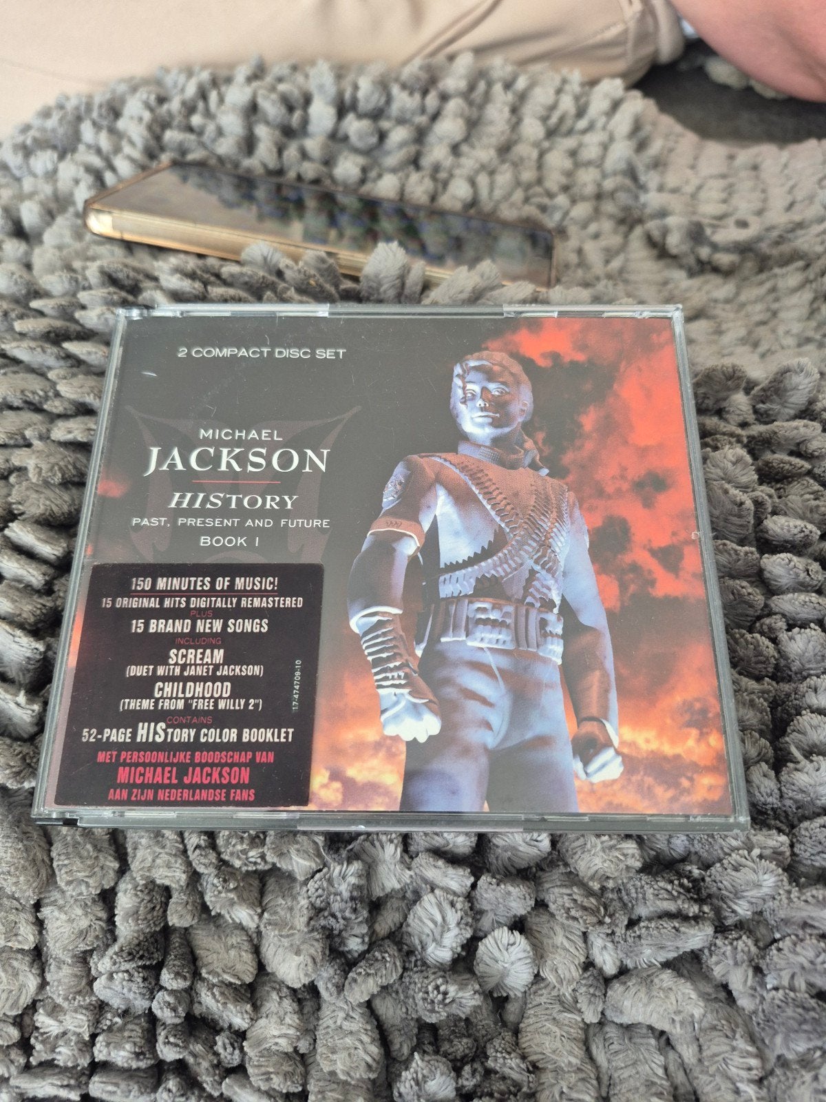Michael Jackson - HIStory: Past, Present and Future Book I, Cd's en Dvd's, Pop, Ophalen of Verzenden, Zo goed als nieuw, Inclusief boekje