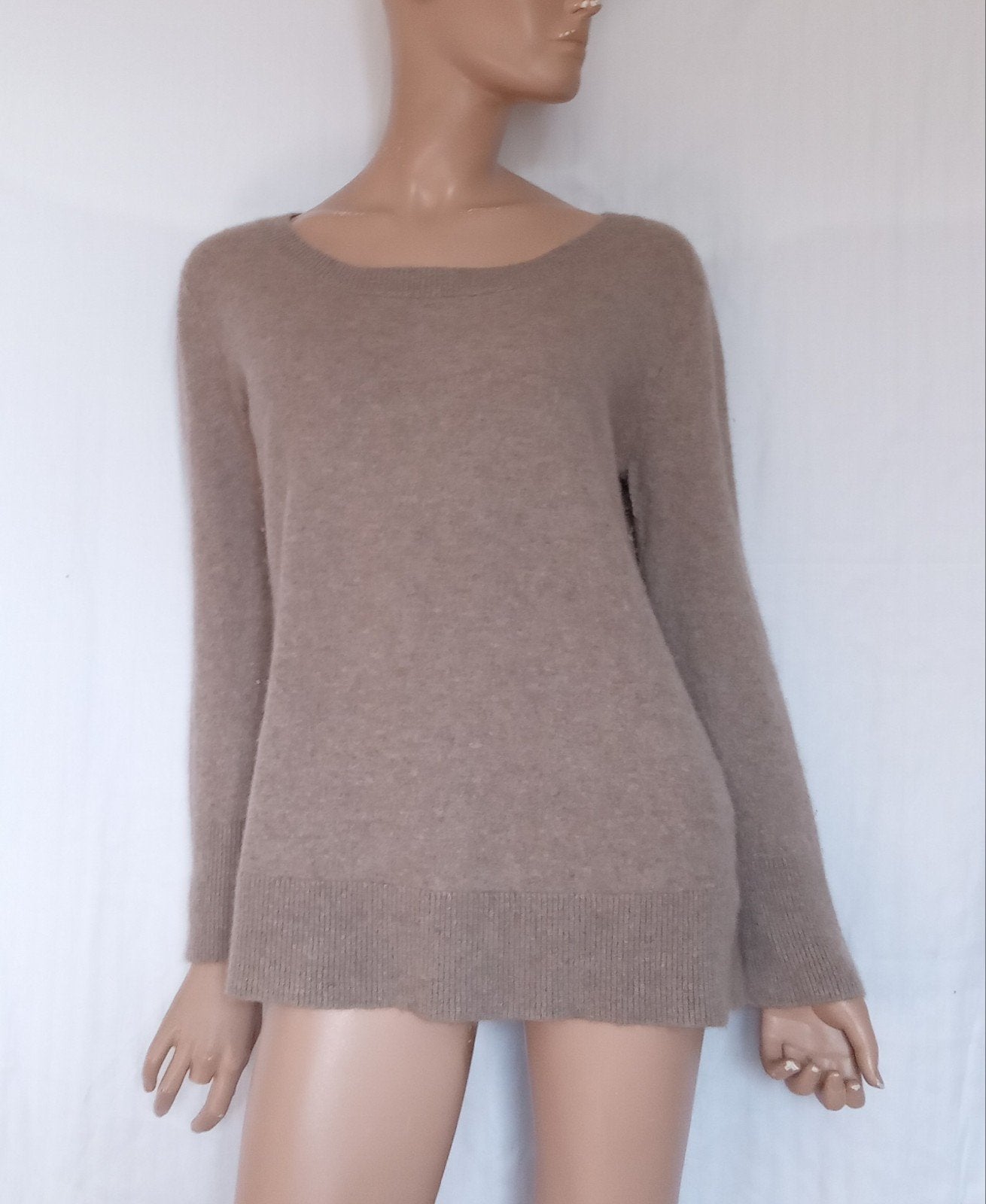 LUDWIG BECK CASHMERE Trui , Maat 42, Ophalen of Verzenden, Zo goed als nieuw, Maat 42/44 (L), Beige