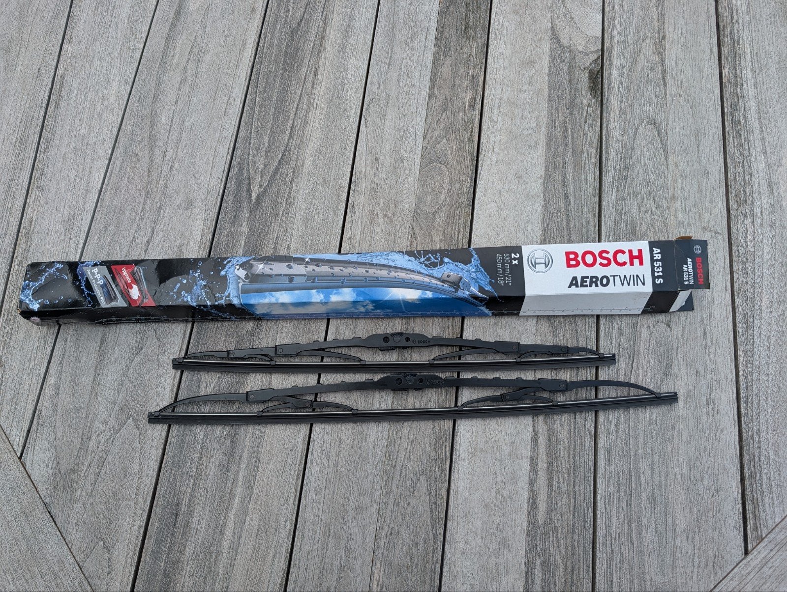 Nieuwe Bosch Aerotwin ruitenwissers (530mm/450mm), Ophalen of Verzenden, Nieuw