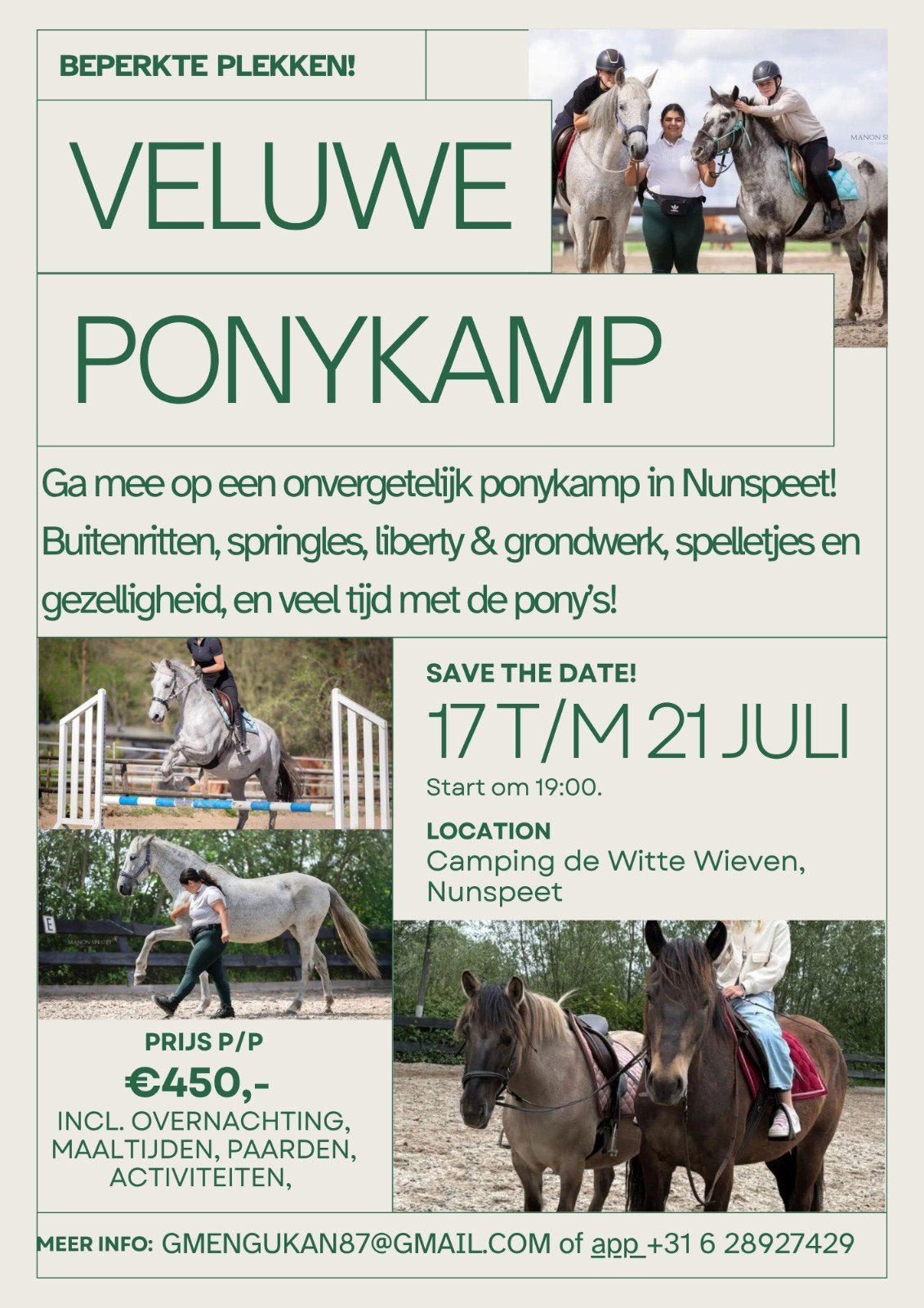 Ponykamp op de veluwe!, Dieren en Toebehoren, Stalling en Weidegang