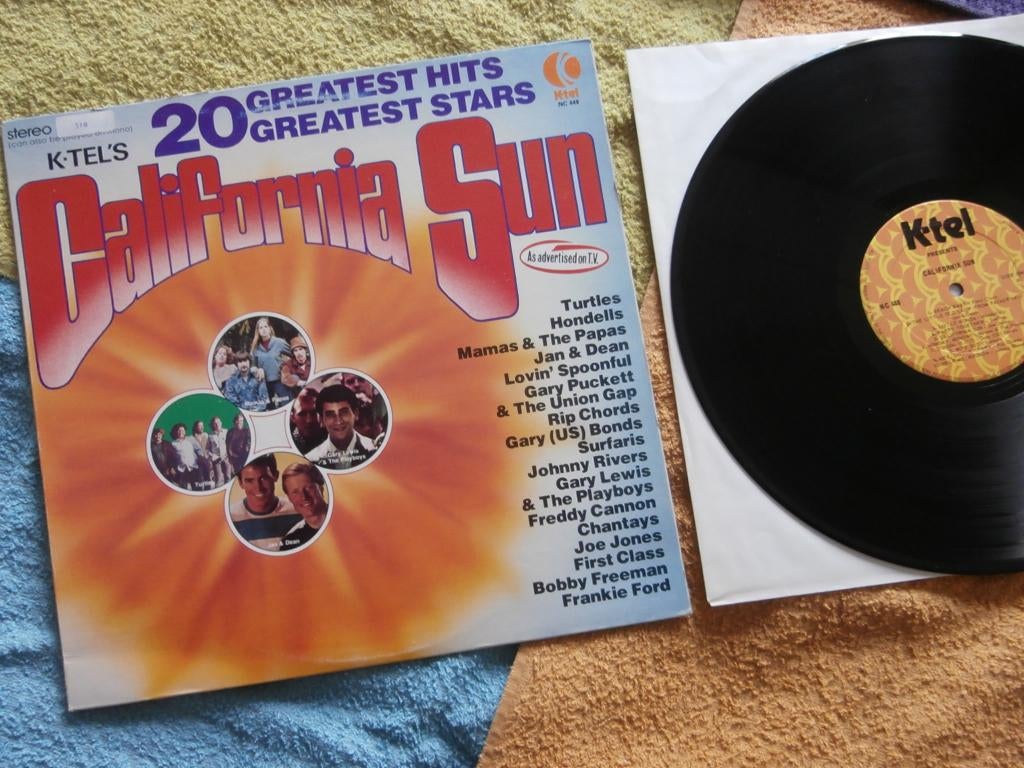 LP - California Sun - Various Artists., Ophalen of Verzenden, Zo goed als nieuw, 12 inch, Pop