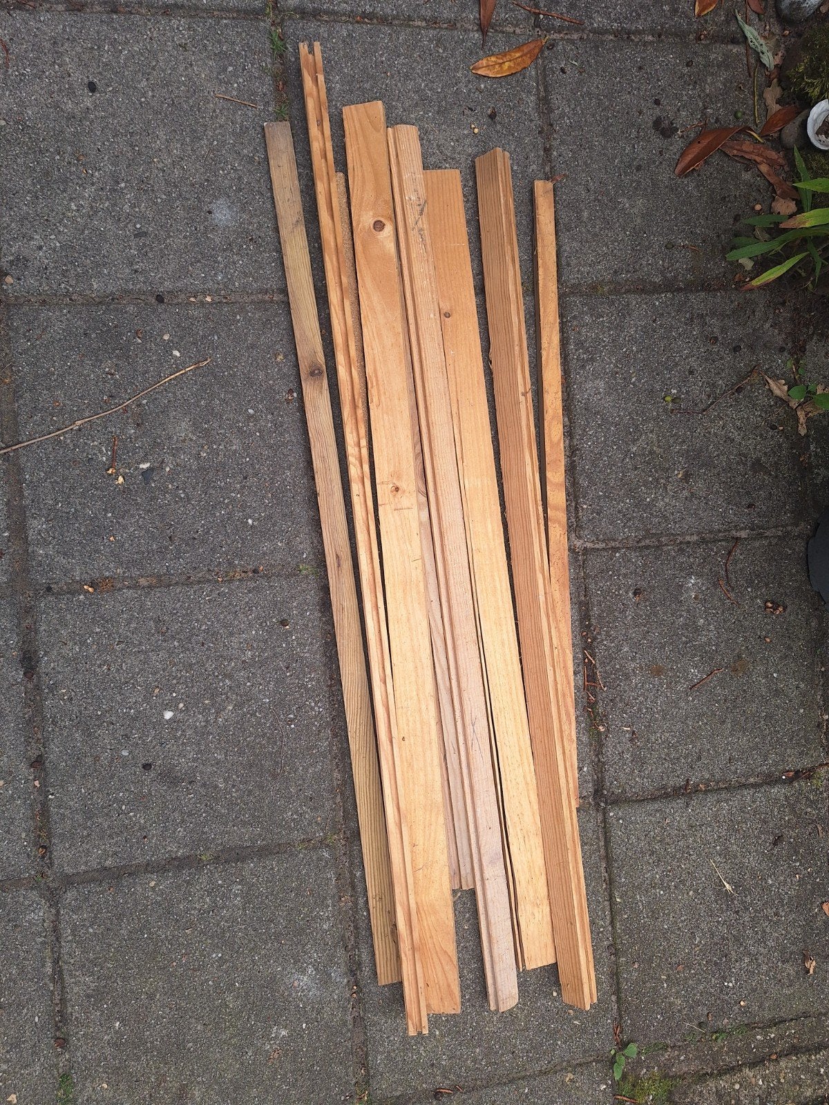 Houten latjes, Ophalen, Minder dan 180 cm, Balken