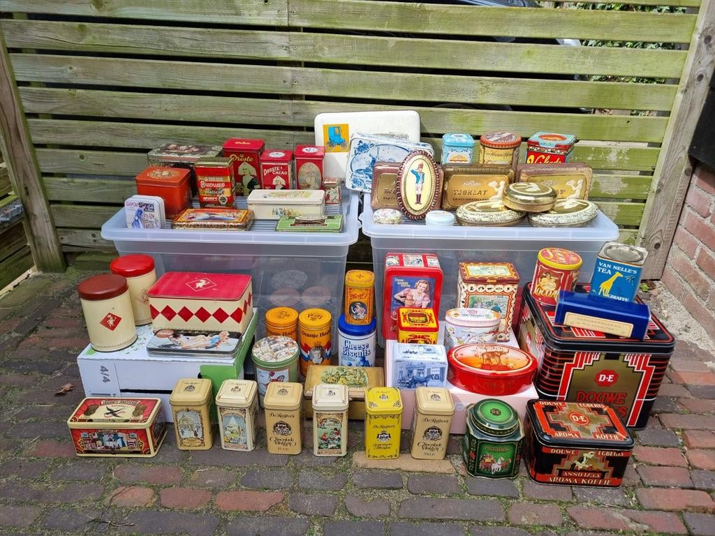 Verzameling van meer dan 50 blikjes., Verzamelen, Blikken, Ophalen of Verzenden, Gebruikt, Overige