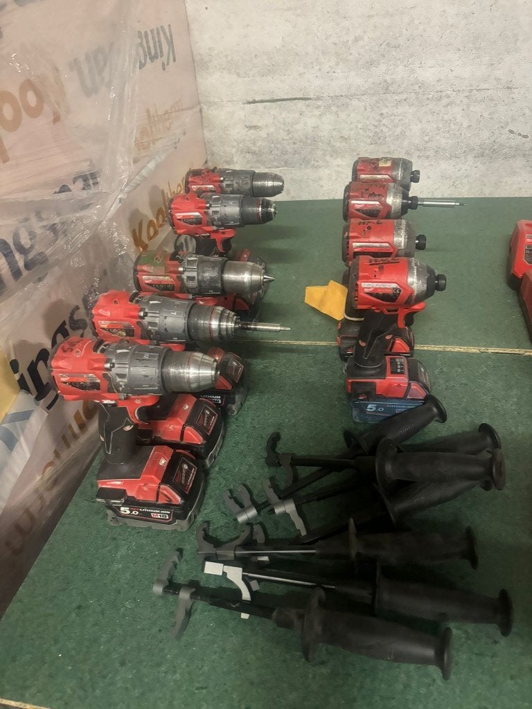 Accugereedschap Milwaukee / gebruikt - zie foto's / info!, Ophalen, Gebruikt