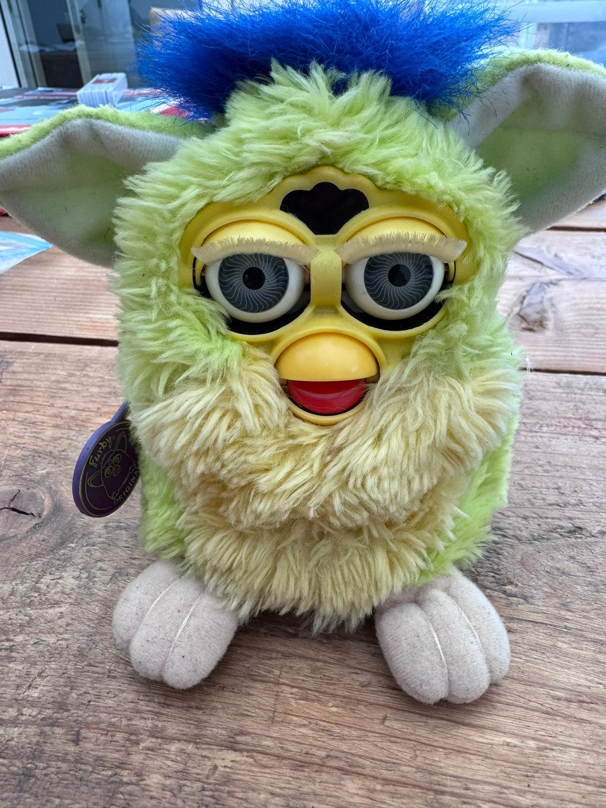 Furby original Kiwi 1999, Kinderen en Baby's, Ophalen of Verzenden, Gebruikt, Jongen of Meisje