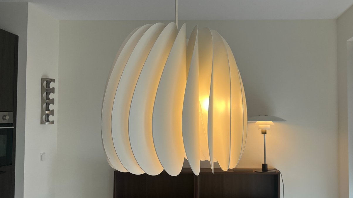 Ikea SKYMNINGEN hanglamp, Ophalen, Zo goed als nieuw, Kunststof, 50 tot 75 cm