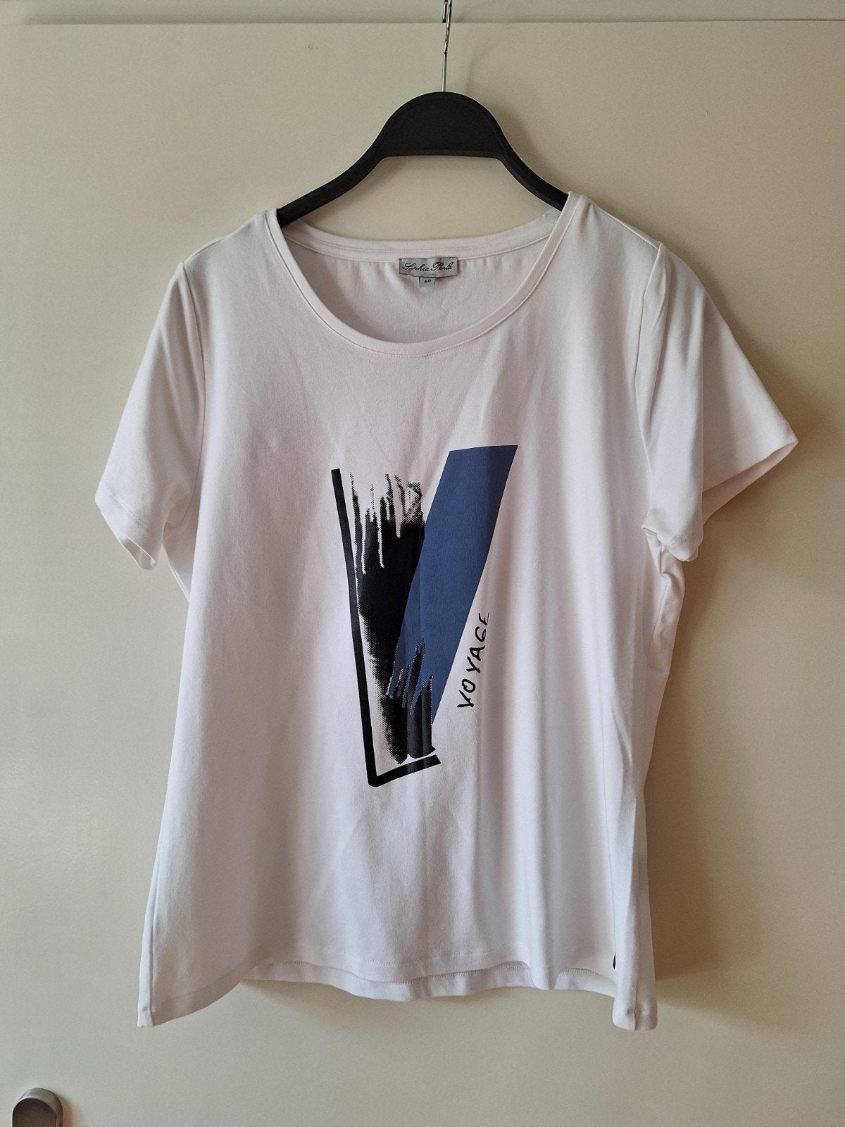 Dames shirt Sophia Perla maat 40, Ophalen of Verzenden, Zo goed als nieuw, Maat 38/40 (M), Korte mouw