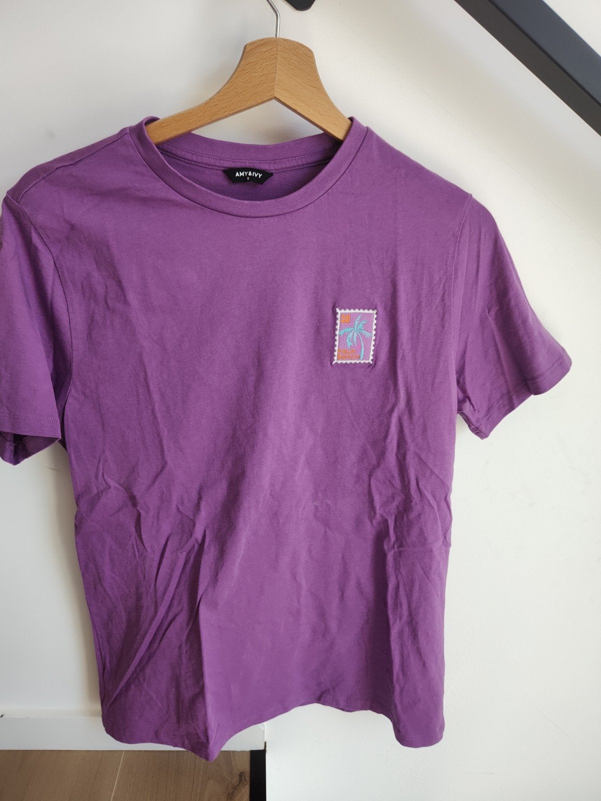 Amy & Ivy t-shirt S, Paars, Ophalen of Verzenden, Korte mouw, Maat 36 (S)