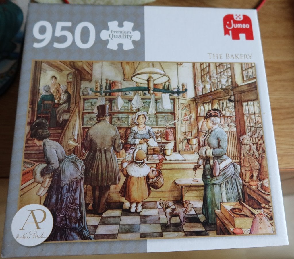 Legpuzzel Jumbo – 950 stukjes – Anton Pieck – The Bakery, Ophalen of Verzenden, 500 t/m 1500 stukjes, Zo goed als nieuw