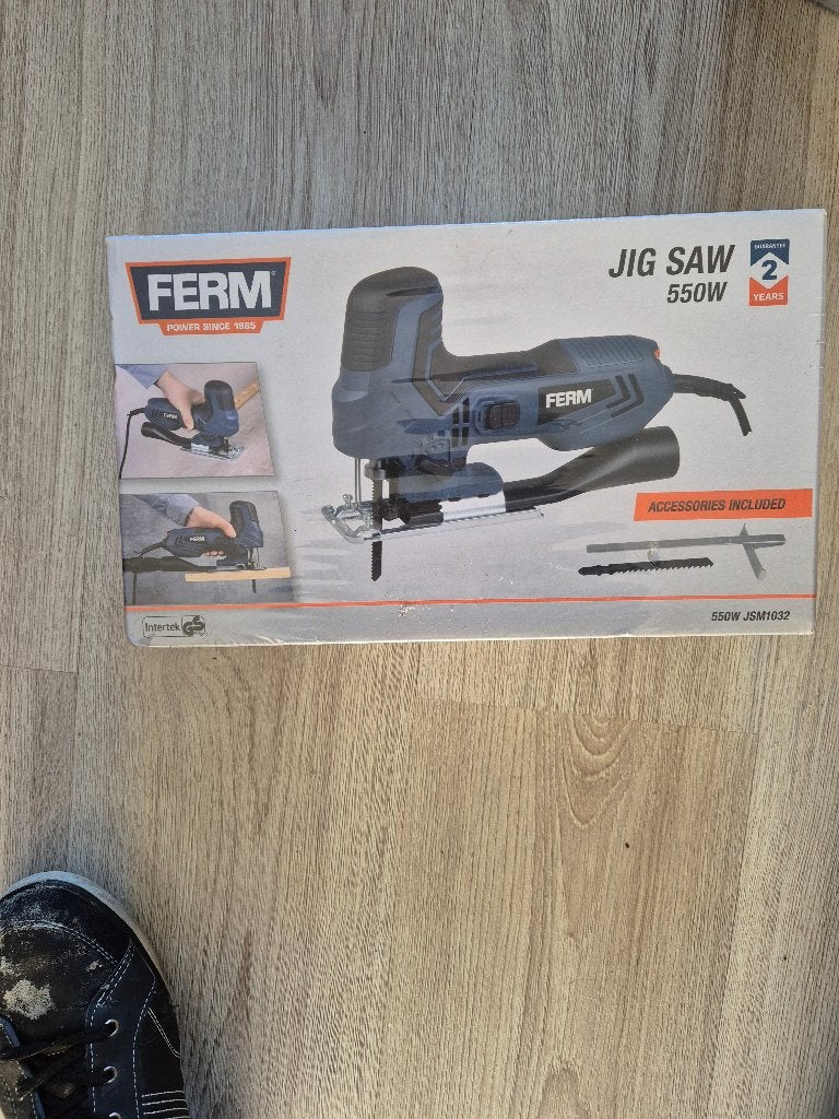 ferm decoupeer zaag nieuw, Nieuw, Ophalen of Verzenden, 1200 watt of meer, 30 tot 70 mm