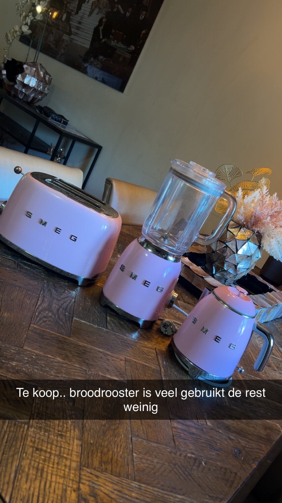 Smeg aparatuur, Ophalen, Gebruikt, Roze, Overige merken